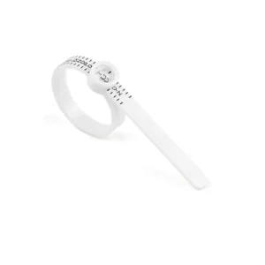 Magnifying Glass Ring Ruler Ring Measuring Tape - Wear 4 The Future - S4841479037284b0aaf0bac8b6008eed5v-2.webp White ring measuring band with magnifying glass